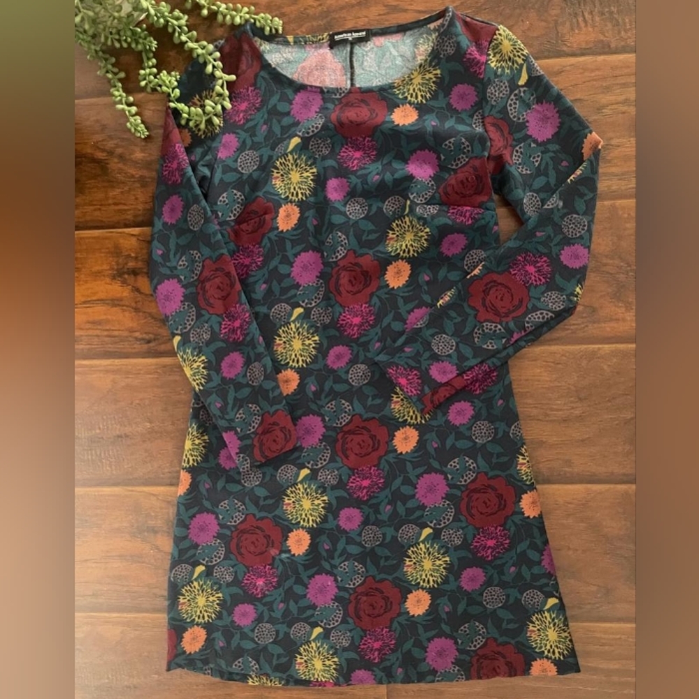Long sleeve floral dress